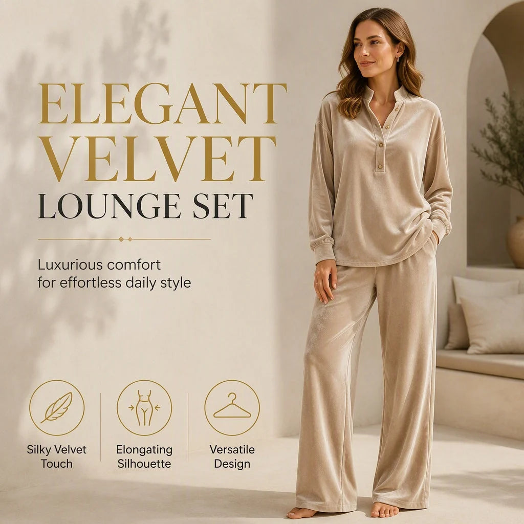 Women's Button-Front Top and Wide-Leg Pants Set