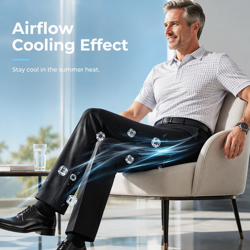 Men's Straight-Leg Casual Pants