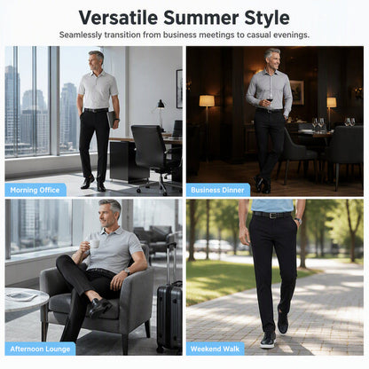 Men's Straight-Leg Casual Pants