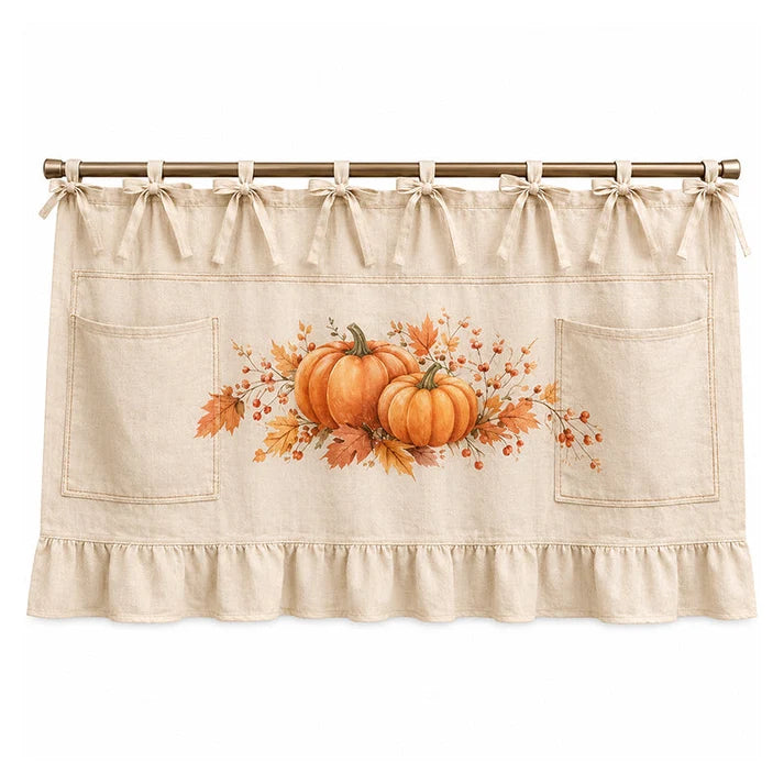 Oven Skirt Curtain with Pockets