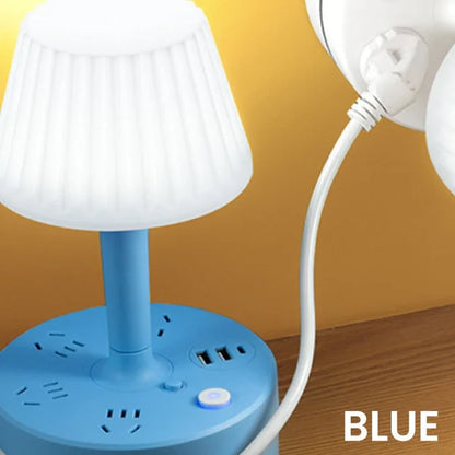 Bedside Lamp with Charging Hub