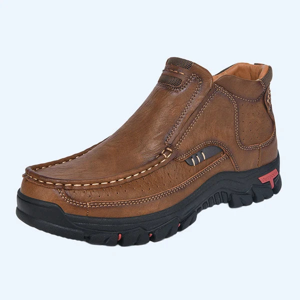 Men’s Leather-Look Slip-On Shoes