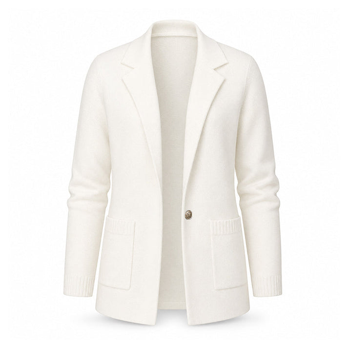 Women's Knit Lapel Cardigan