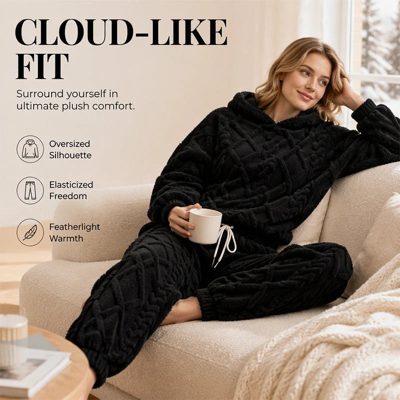 Women's Textured 2-Piece Lounge Set