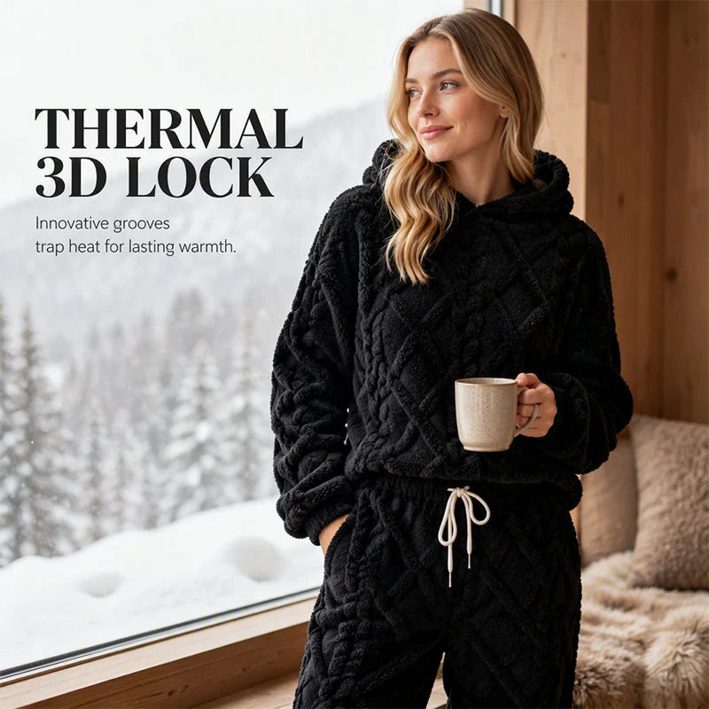 Women's Textured 2-Piece Lounge Set