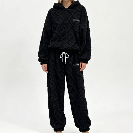 Women's Textured 2-Piece Lounge Set