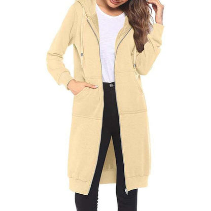 Women's Hooded Zip-Up Cardigan