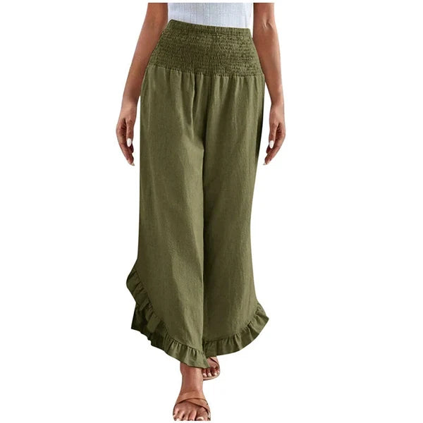 Women's High-Waist Casual Pants