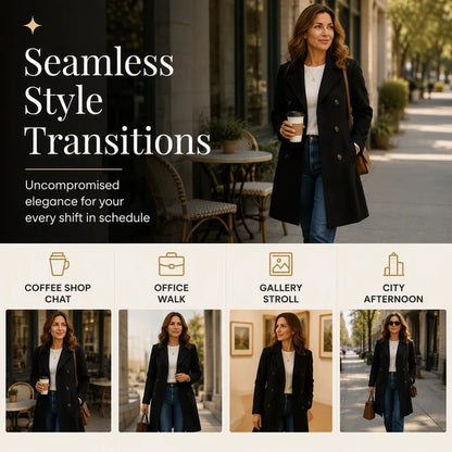 Women's Double Breasted Coat
