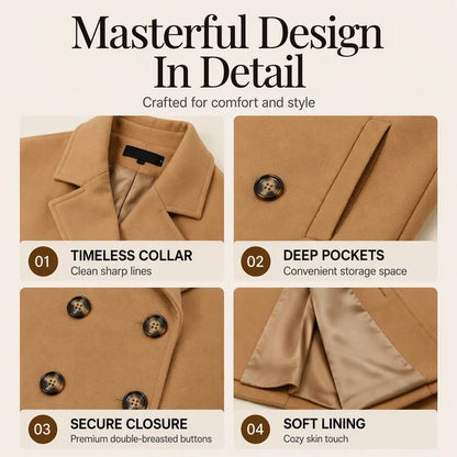 Women's Double Breasted Coat