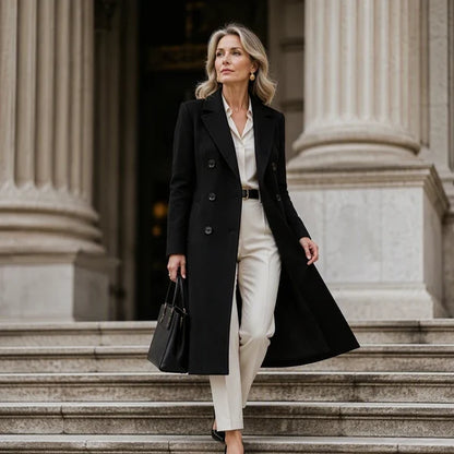 Women's Double Breasted Coat