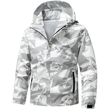 Men's Hooded Camouflage Jacket
