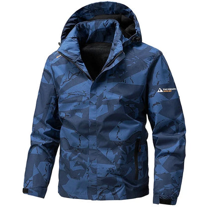 Men's Hooded Camouflage Jacket