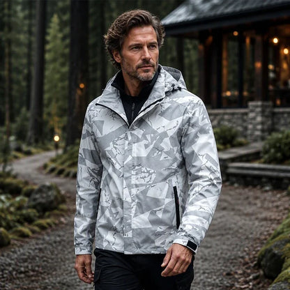 Men's Hooded Camouflage Jacket