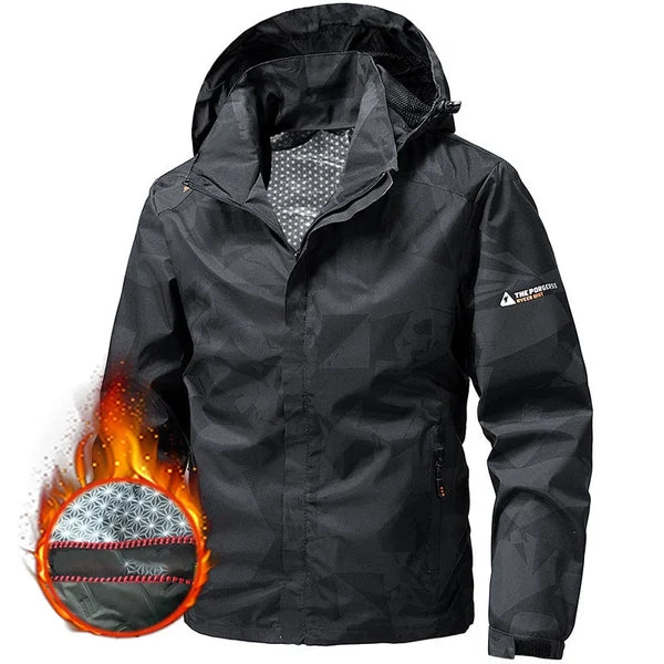 Men's Hooded Camouflage Jacket