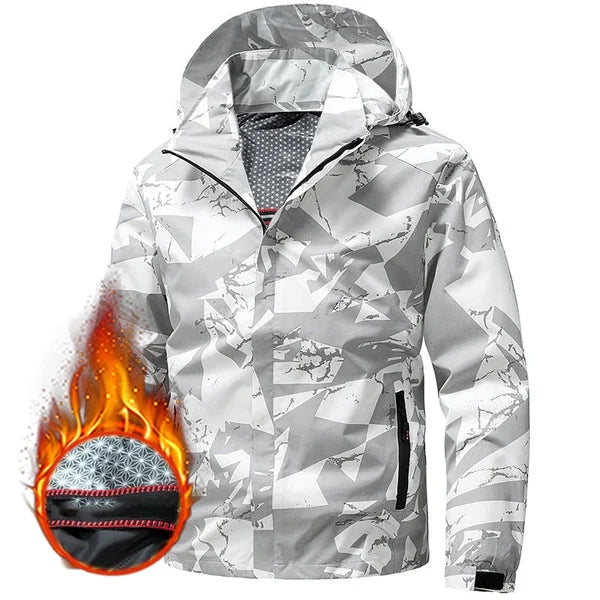 Men's Hooded Camouflage Jacket