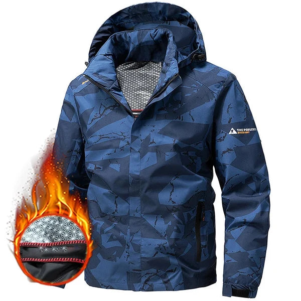 Men's Hooded Camouflage Jacket