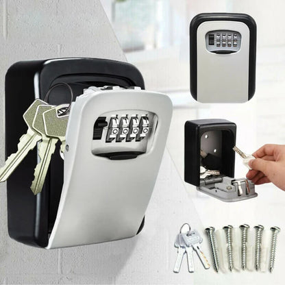 Wall-Mount Combination Key Lock Box