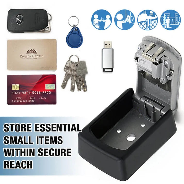 Wall-Mount Combination Key Lock Box