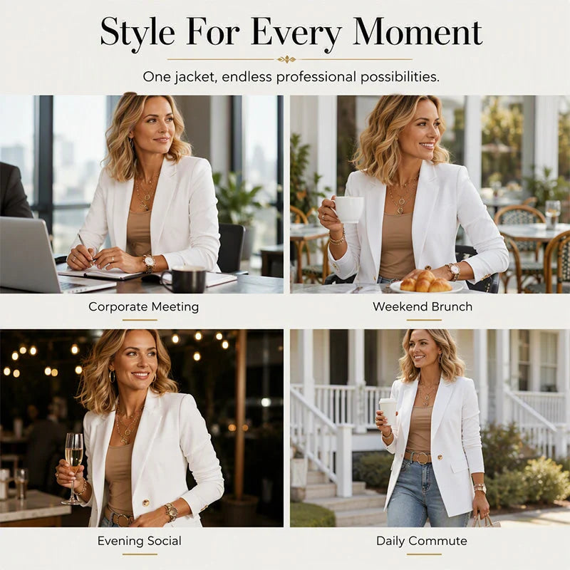 Women's Single-Button Blazer