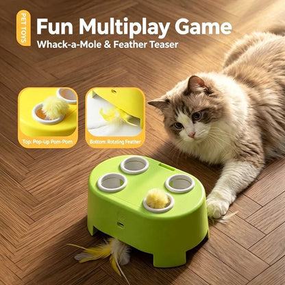 Cat Toy With Feather Openings