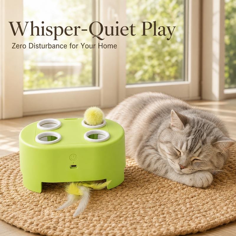 Cat Toy With Feather Openings