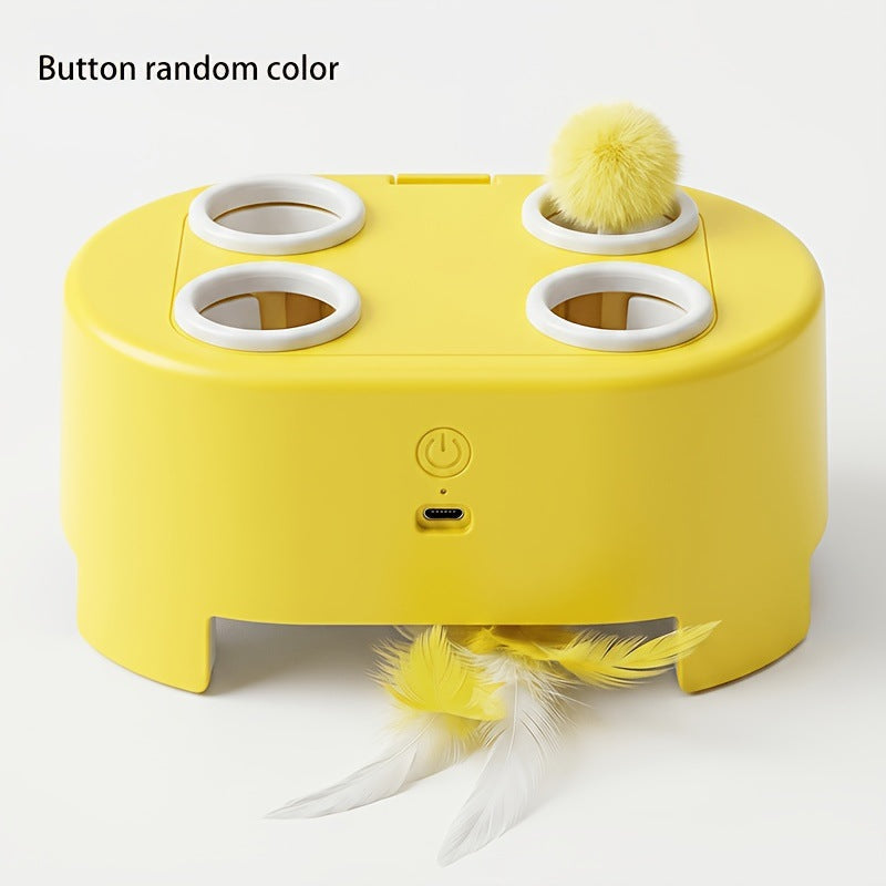 Cat Toy With Feather Openings