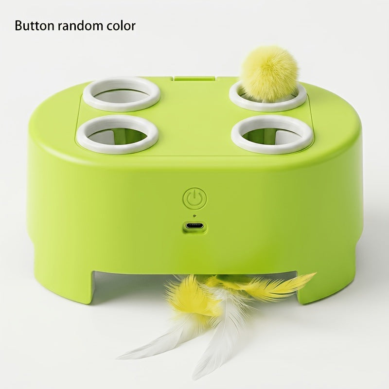 Cat Toy With Feather Openings