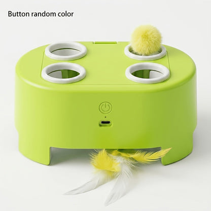 Cat Toy With Feather Openings