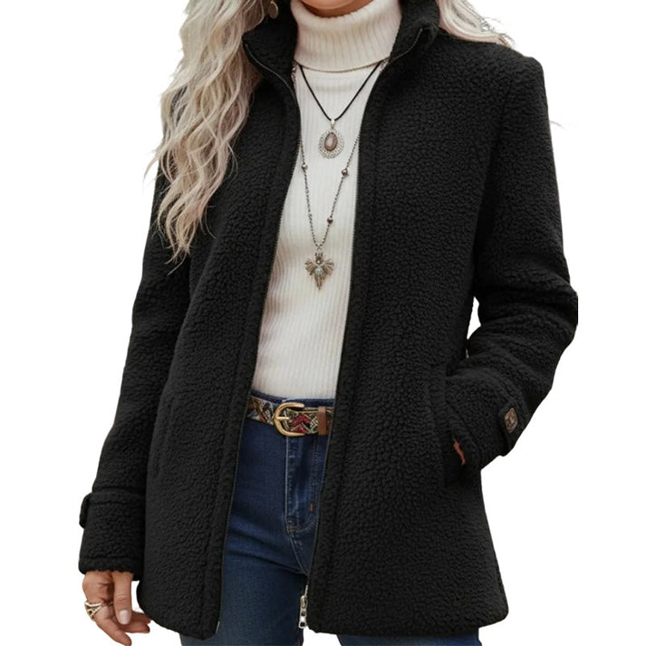 Women's Full-Zip Stand-Collar Jacket