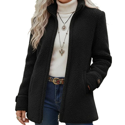 Women's Full-Zip Stand-Collar Jacket