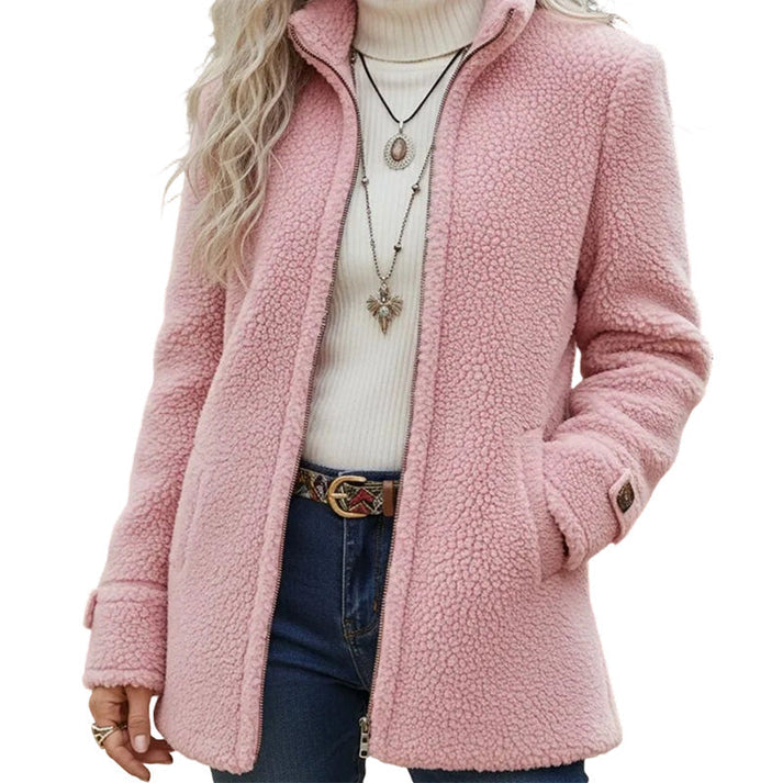 Women's Full-Zip Stand-Collar Jacket