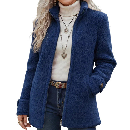 Women's Full-Zip Stand-Collar Jacket