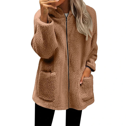 Women's Hooded Zip-Front Jacket