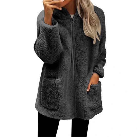 Women's Hooded Zip-Front Jacket