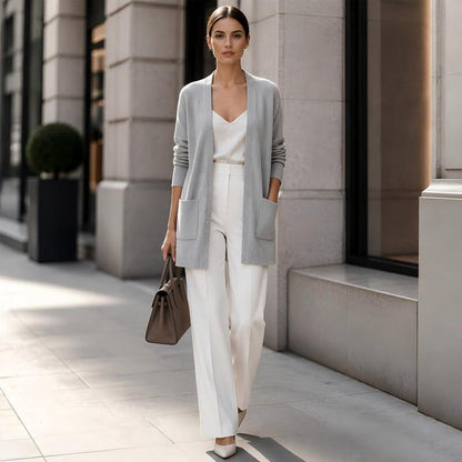 Women's Open-Front Knit Cardigan