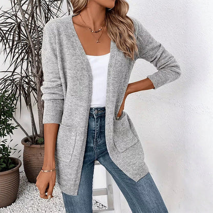 Women's Open-Front Knit Cardigan
