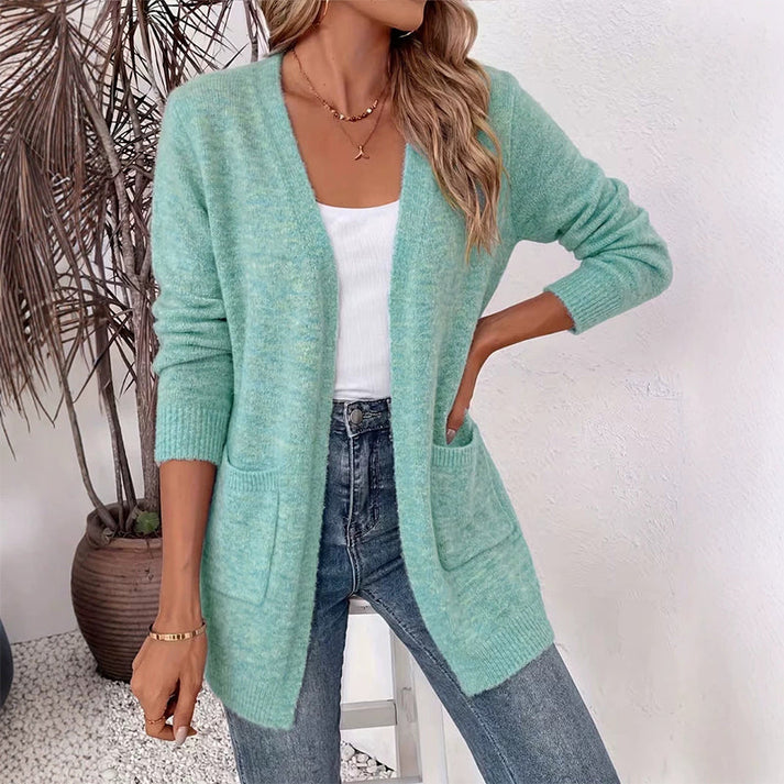 Women's Open-Front Knit Cardigan