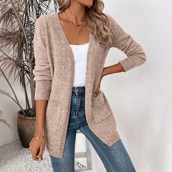Women's Open-Front Knit Cardigan