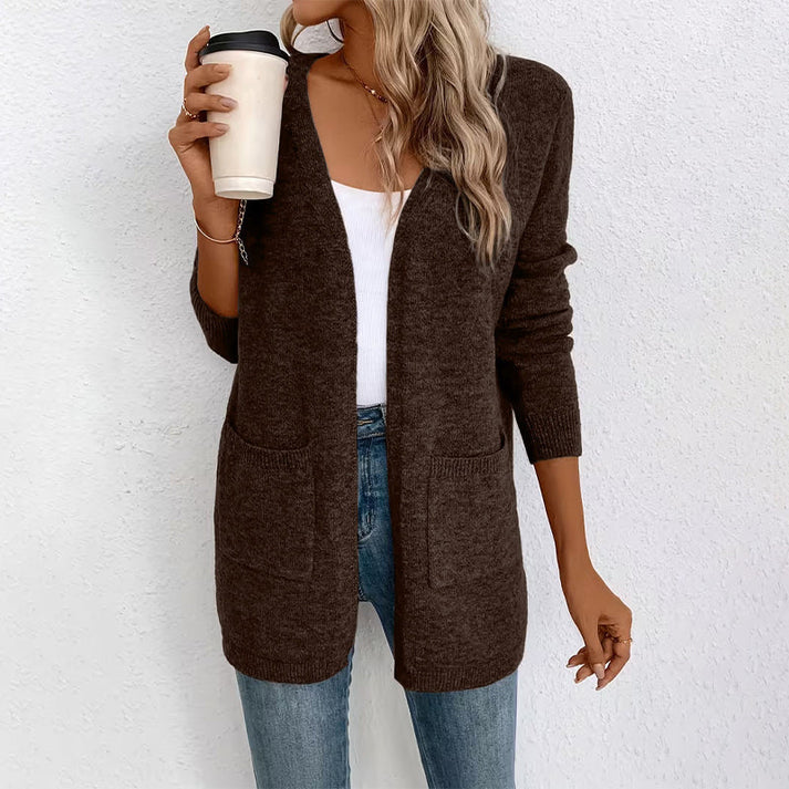 Women's Open-Front Knit Cardigan