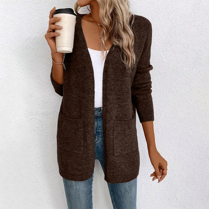 Women's Open-Front Knit Cardigan