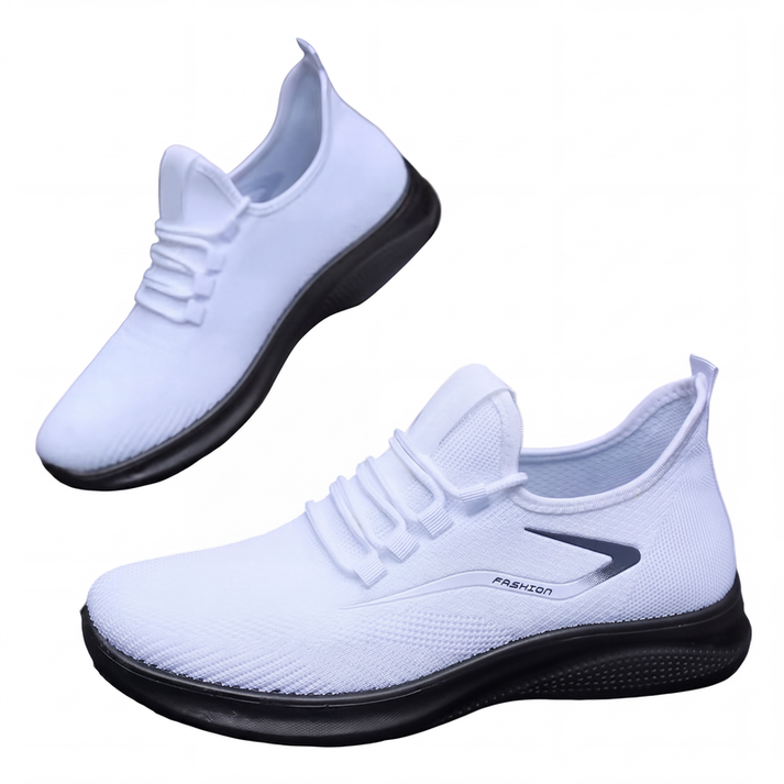 Men's Knit Lace-Up Sneakers