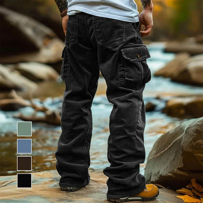 Men's Cargo Pants with Multiple Pockets