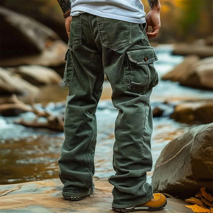 Men's Cargo Pants with Multiple Pockets