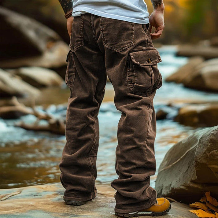 Men's Cargo Pants with Multiple Pockets