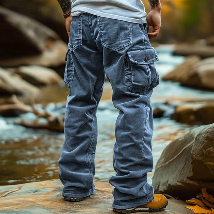 Men's Cargo Pants with Multiple Pockets