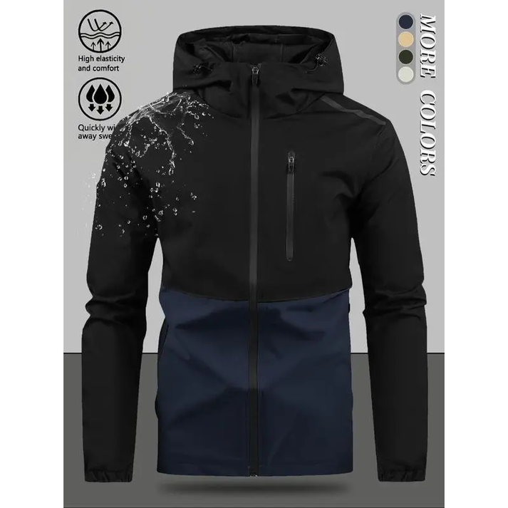Men's Hooded Zip-Up Jacket