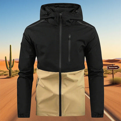 Men's Hooded Zip-Up Jacket