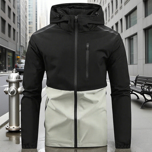 Men's Hooded Zip-Up Jacket