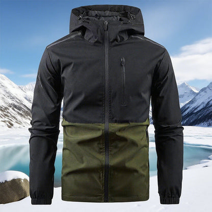 Men's Hooded Zip-Up Jacket